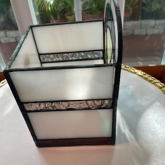 VTG Tweety Bird Stained Glass Box Container Made by Warner Bros 1996 - Picture 8 of 11